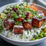 Baked Salmon Rice Bowl