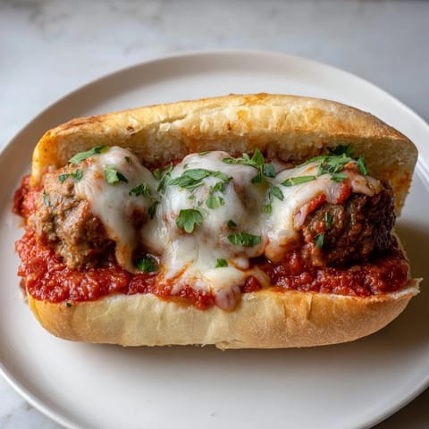 Hearty Meatball Sub Sandwich