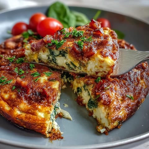 One-Pan Ham Cheese Frittata