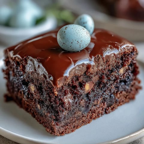 Cadbury Egg Chocolate Brownies
