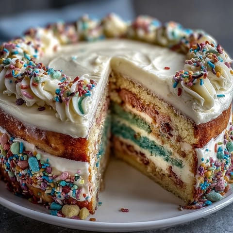 Cinco de Mayo Piñata Cake