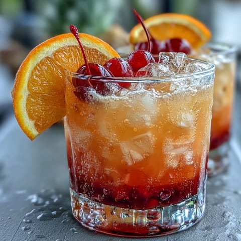 Ombre Sunrise Mocktail Grenadine