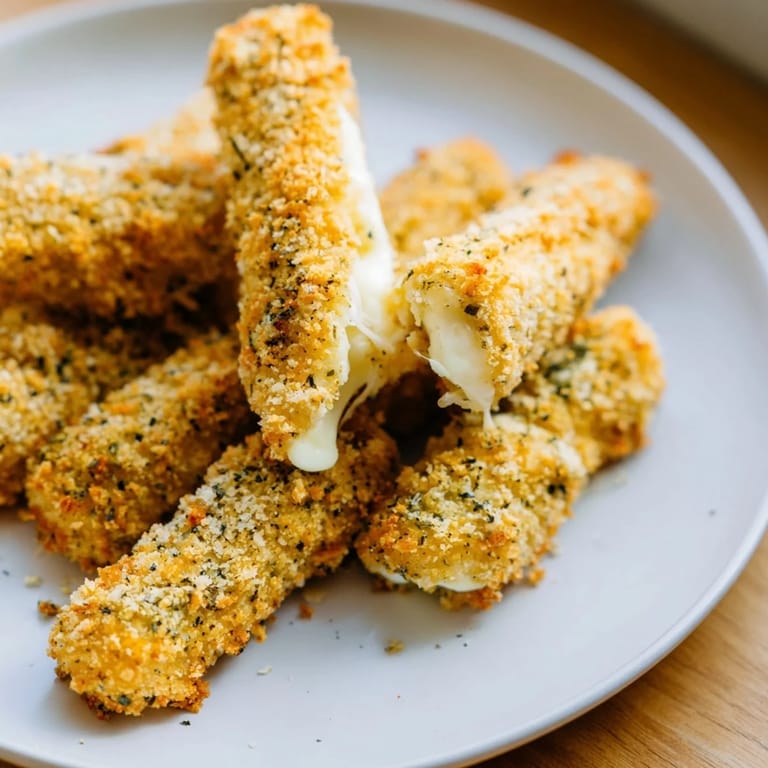 Perfectly fried mozzarella sticks, crispy exterior and gooey cheese, look so tempting, a delightful snack!