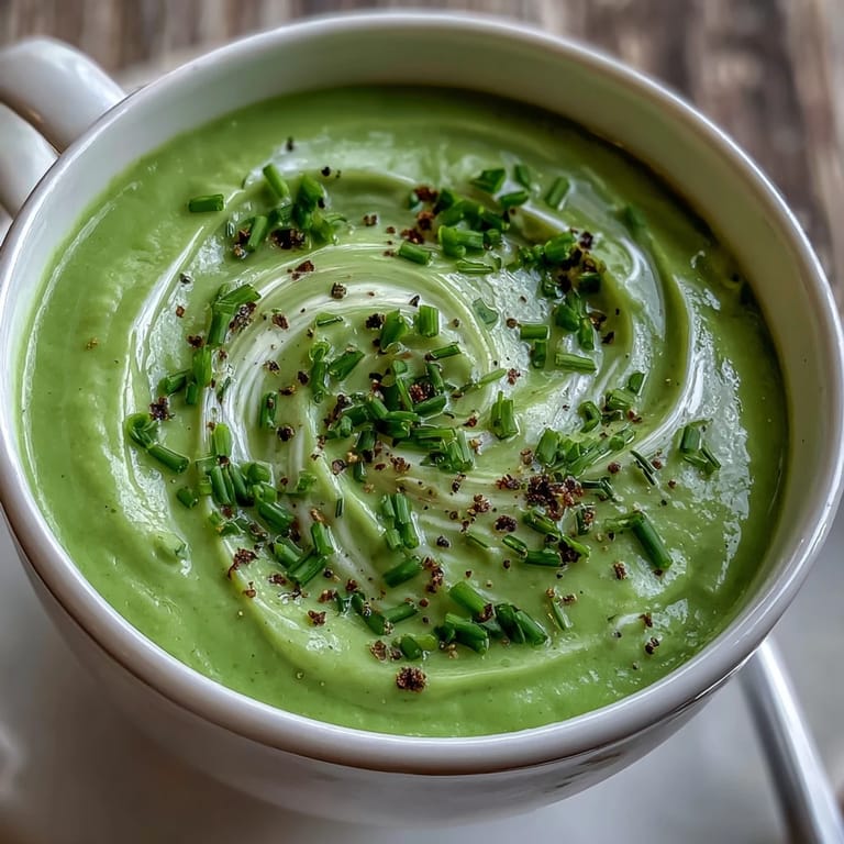 Steaming bowl of Creamy Broccoli Soup with vibrant green puree, ready to enjoy with a grilled cheese sandwich.