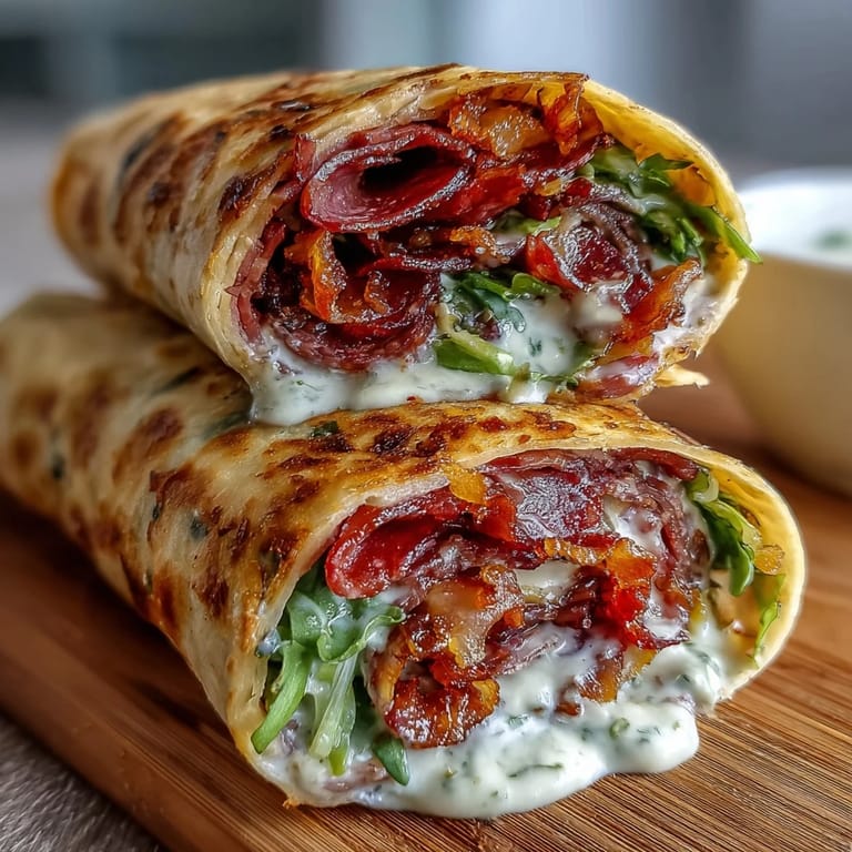 Bite-sized Italian sub pinwheels bursting with salami, ham, pepperoni, and provolone, rolled and sliced for easy snacking.