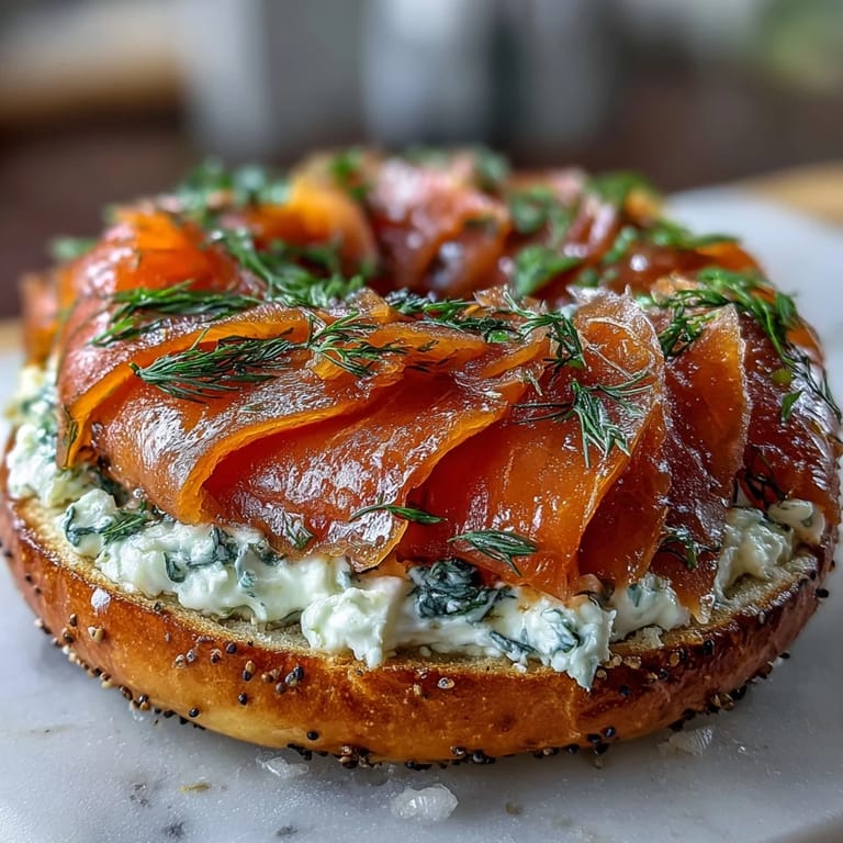 Delectable Mother's Day Brunch: Smoked Salmon Bagel Board bursting with flavor.